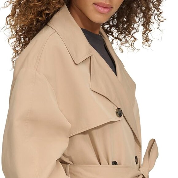 Levi's Women's Belted Trench Coat - Picture 4 of 7